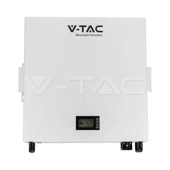 V-TAC VT48100E-W 5,12 kWh Batteriespeicher LiFePO₄ 51,2V Wandmontage