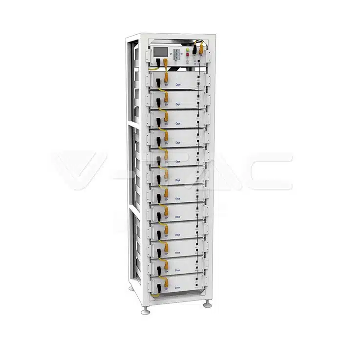 V-TAC 60 kWh Hochvolt-Batteriespeicher BOS-G60 Pro – 61,44 kWh LiFePO₄, IP20