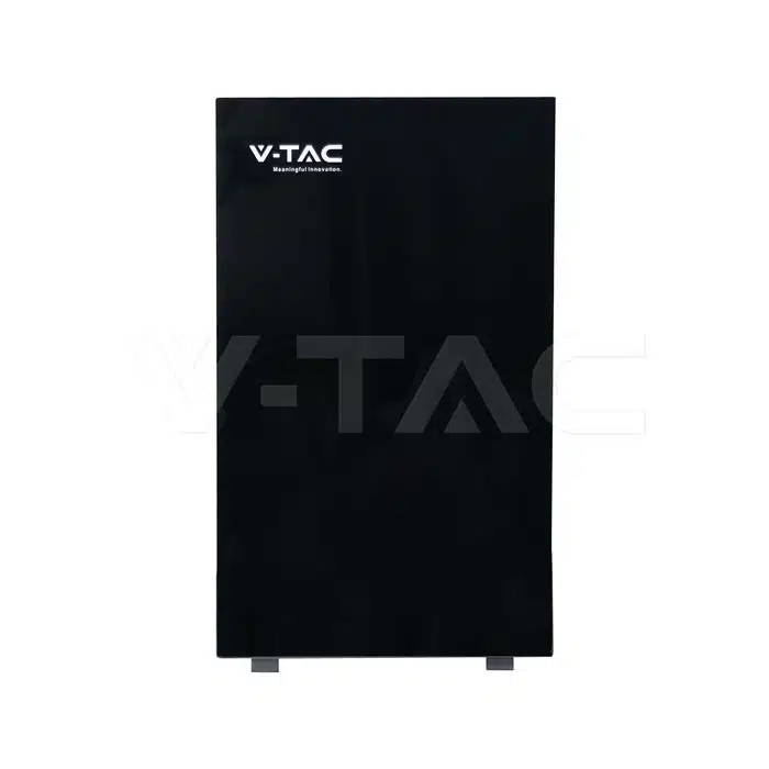 V-TAC 16,07 kWh LiFePO4 Speicher IP20 (Schwarz, 7000 Zyklen)