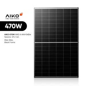 AIKO 470W G2-Neostar 2P Monofazial Black Frame-MAH54MW- ab 10 Stück