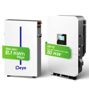 DEYE SUN-10K-SG05LP3-EU-SM2 10kW Hybrid-Wechselrichter mit 6,1kWh Deye RW-M6.1 Speicher