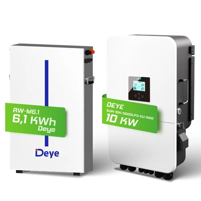 DEYE SUN-10K-SG05LP3-EU-SM2 10kW Hybrid-Wechselrichter mit 6,1kWh Deye RW-M6.1 Speicher
