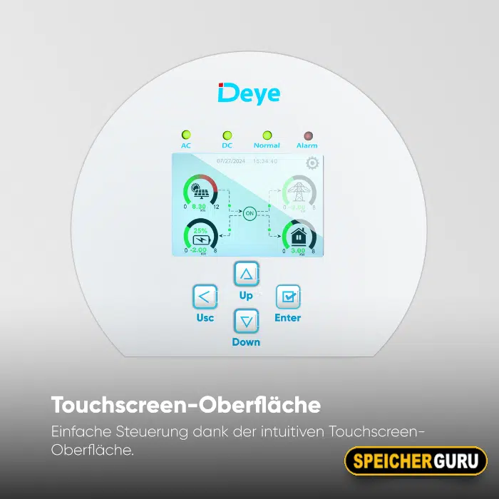 Deye Hybrid-Wechselrichter SUN-6K-SG01HP3-EU-AM2 6kW - Hochvolt – Bild 4