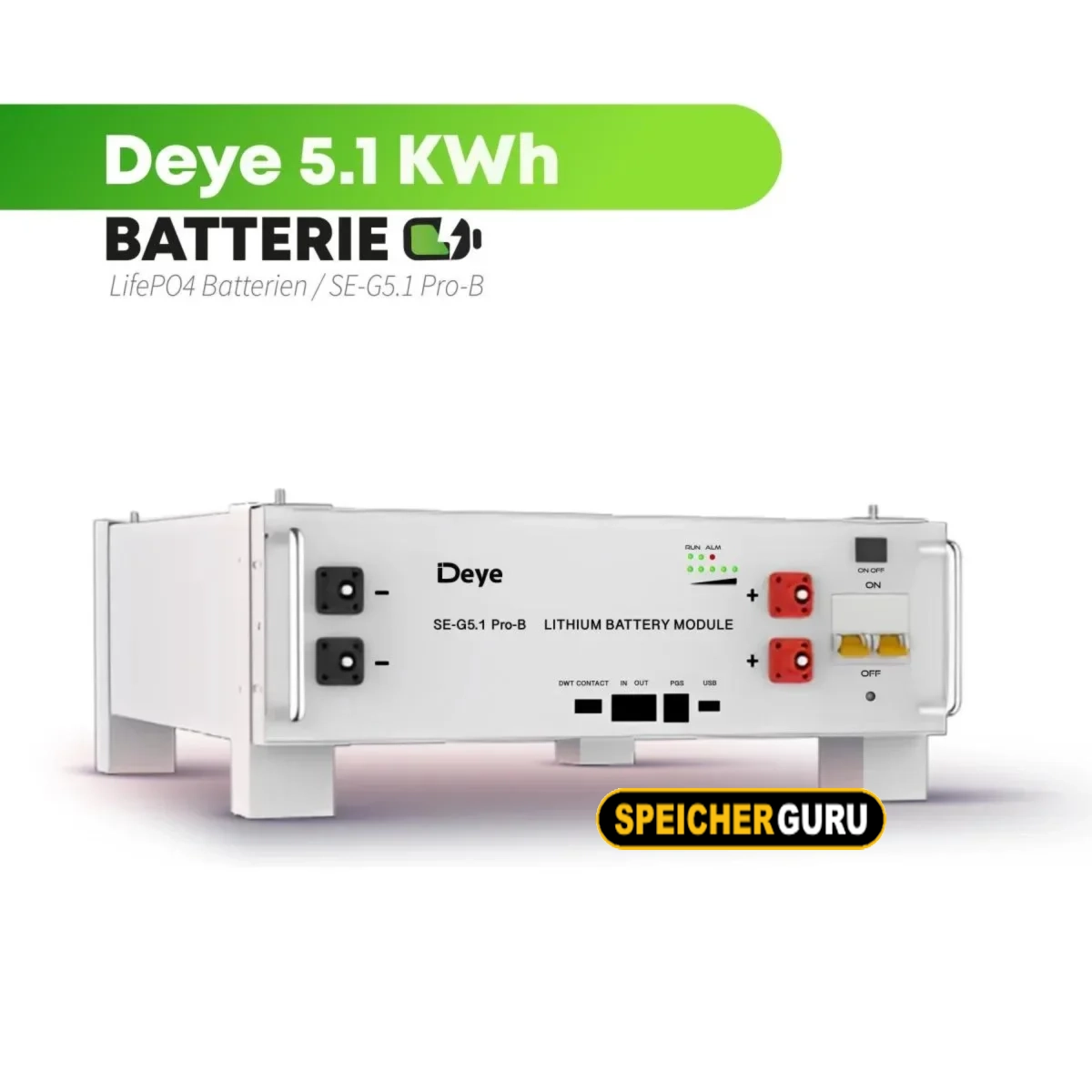 Deye Komplettset 8 kW Hybridwechselrichter (SUN-8K-SG05LP3-EU-SM2) & 15 kWh Batteriespeicher Deye SEG – Bild 3
