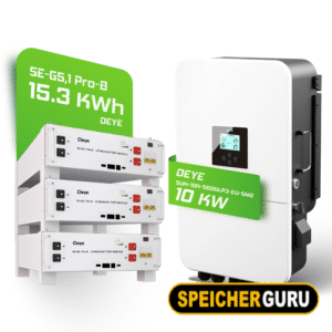 Deye Komplettset 10 kW Hybridwechselrichter (SUN-10K-SG05LP3-EU-SM2) & 15 kWh Batteriespeicher Deye SEG