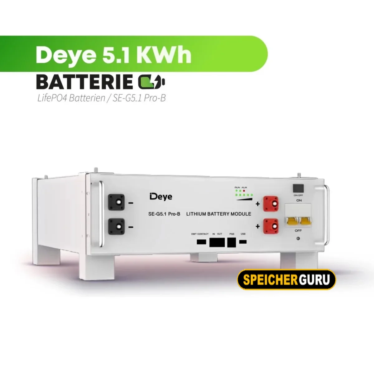 Deye Komplettset 8 kW Hybridwechselrichter (SUN-8K-SG05LP3-EU-SM2) & 20 kWh Batteriespeicher Deye SEG – Bild 3