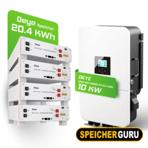 Deye Komplettset 10 kW Hybridwechselrichter (SUN-10K-SG05LP3-EU-SM2) & 20 kWh Batteriespeicher Deye SEG