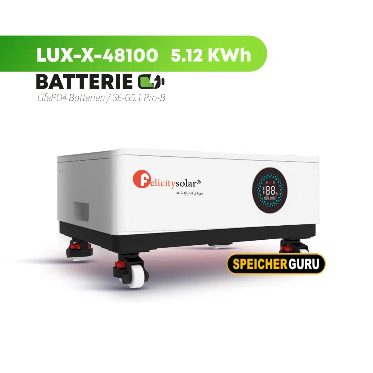 Deye/Felicity Komplettset 12 kW Hybridwechselrichter (SUN-12K-SG04LP3-EU) & 10,2 kWh Felicity Batteriespeicher – Bild 4