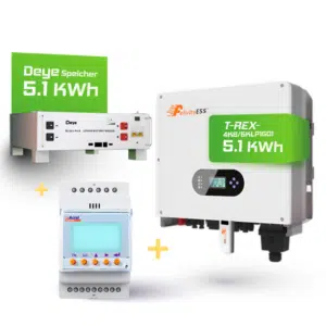Deye/Felicity Komplettset 5 kW T-REX-5KLP1G01 & 5 kWh Batteriespeicher Deye SEG