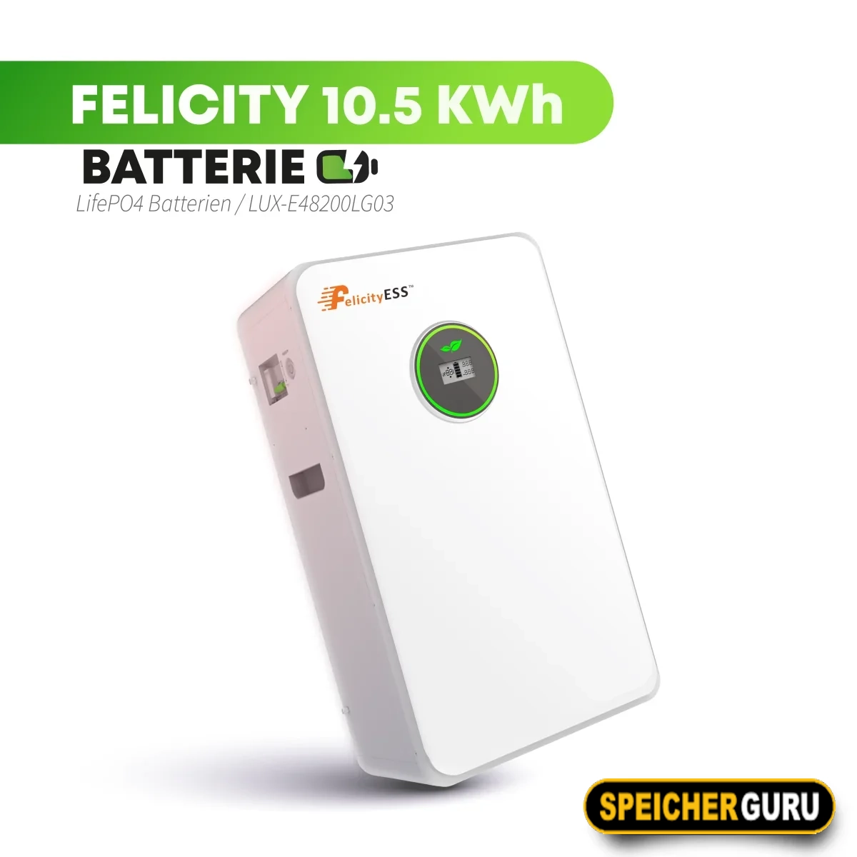 Felicity Komplettset 5 kW T-REX-5KLP1G01 & 10,5 kWh LUX-E-48200LG03 Felicity Wandspeicher – Bild 3