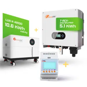 Felicity Komplettset 5 kW T-REX-5KLP1G01 & 10,2 kWh LUX-X-48100LG01 Felicity Batteriespeicher