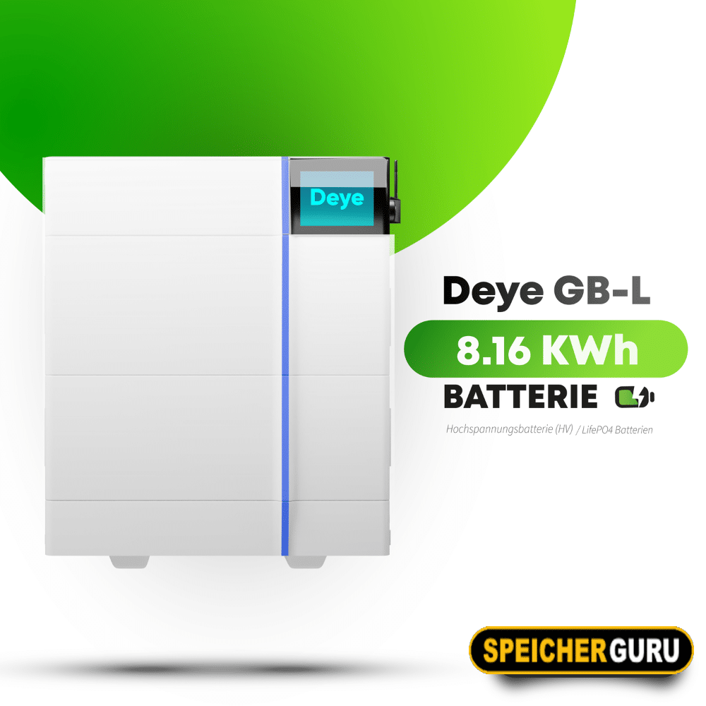 Deye Komplettset 12 kW Hochvolt Hybridwechselrichter (SUN-12K-SG01HP3-EU-AM2) & 8,16 kWh Hochvolt Batteriespeicher Deye GB-L – Bild 2