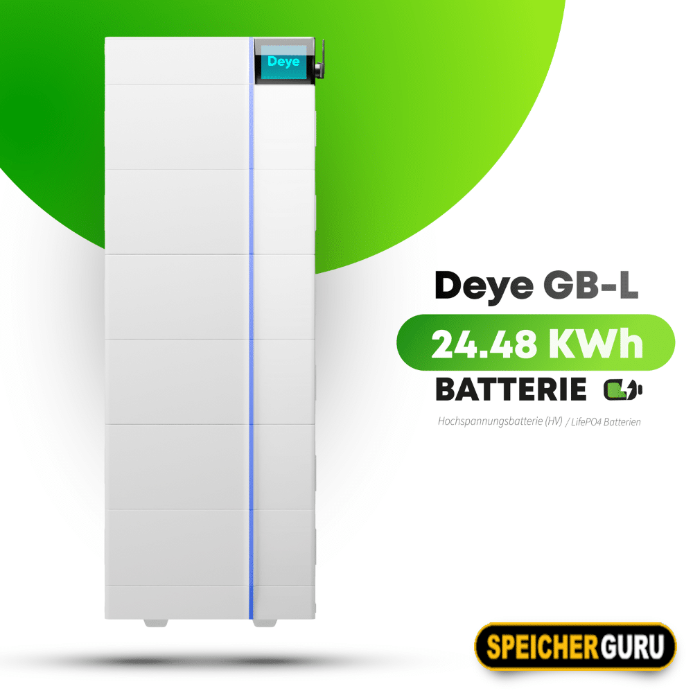 Deye Komplettset 12 kW Hochvolt Hybridwechselrichter (SUN-12K-SG01HP3-EU-AM2) & 24,48 kWh Hochvolt Batteriespeicher Deye GB-L – Bild 2