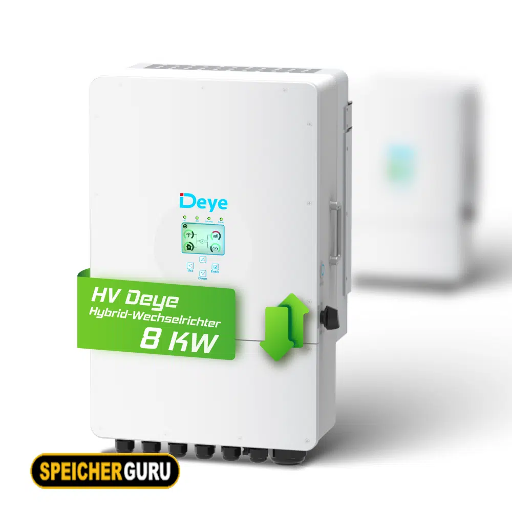 Deye Komplettset 8 kW Hochvolt Hybridwechselrichter (SUN-8K-SG01HP3-EU-AM2) & 16,32 kWh Hochvolt Batteriespeicher Deye GB-L – Bild 3
