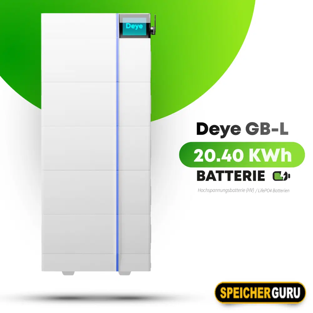 Deye Komplettset 8 kW Hochvolt Hybridwechselrichter (SUN-8K-SG01HP3-EU-AM2) & 20,40 kWh Hochvolt Batteriespeicher Deye GB-L – Bild 2