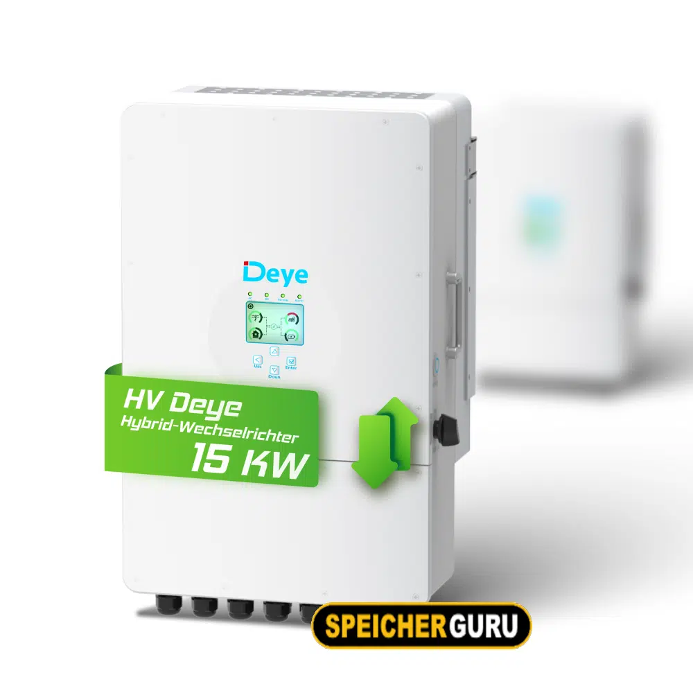 Deye Komplettset 15 kW Hochvolt Hybridwechselrichter (SUN-15K-SG01HP3-EU-AM2) & 12,24 kWh Hochvolt Batteriespeicher Deye GB-L – Bild 3