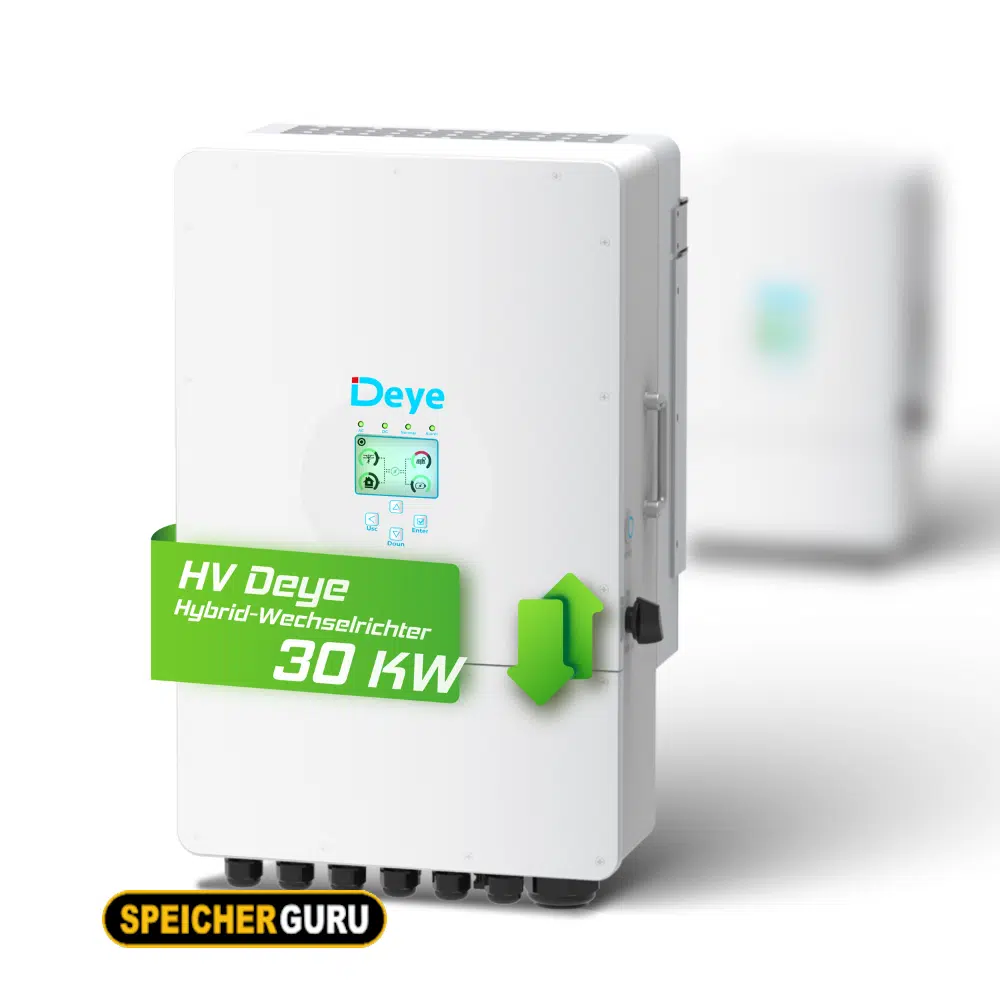 Deye Komplettset 30 kW Hochvolt Hybridwechselrichter (SUN-30K-SG01HP3-EU-BM3) & 30,72 kWh Hochvolt Batteriespeicher Deye BOS-G – Bild 2