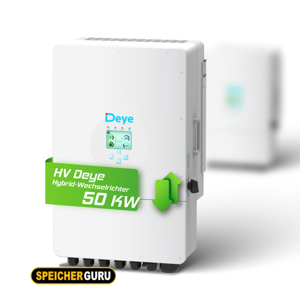 Deye Komplettset 50 kW Hochvolt Hybridwechselrichter (SUN-50K-SG01HP3-EU-BM4) & 46,08 kWh Hochvolt Batteriespeicher Deye BOS-G – Bild 2