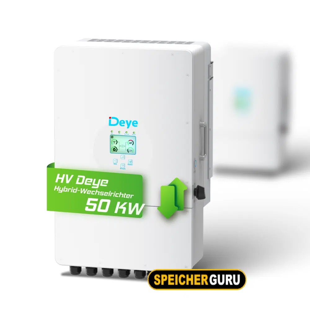 Deye Komplettset 50 kW Hochvolt Hybridwechselrichter (SUN-50K-SG01HP3-EU-BM4) & 61,44 kWh Hochvolt Batteriespeicher Deye BOS-G – Bild 4