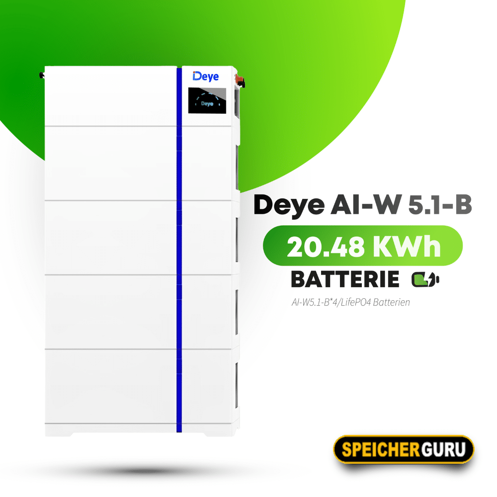 Deye Komplettset 12 kW Hybridwechselrichter (SUN-12K-SG04LP3-EU) & 20,48 kWh Batteriespeicher Deye AI-W5.1-B – Bild 2