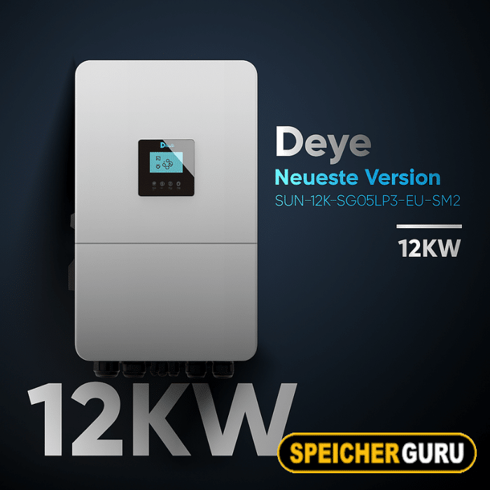 Deye Komplettset 12 kW Hybridwechselrichter (SUN-12K-SG04LP3-EU) & 20,48 kWh Batteriespeicher Deye AI-W5.1-B – Bild 3