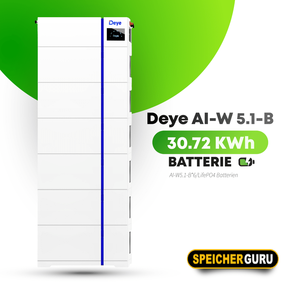 Deye Komplettset 12 kW Hybridwechselrichter (SUN-12K-SG04LP3-EU) & 30,72 kWh Batteriespeicher Deye AI-W5.1-B – Bild 2
