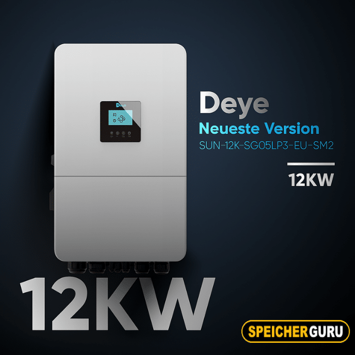 Deye Komplettset 12 kW Hybridwechselrichter (SUN-12K-SG04LP3-EU) & 30,72 kWh Batteriespeicher Deye AI-W5.1-B – Bild 3