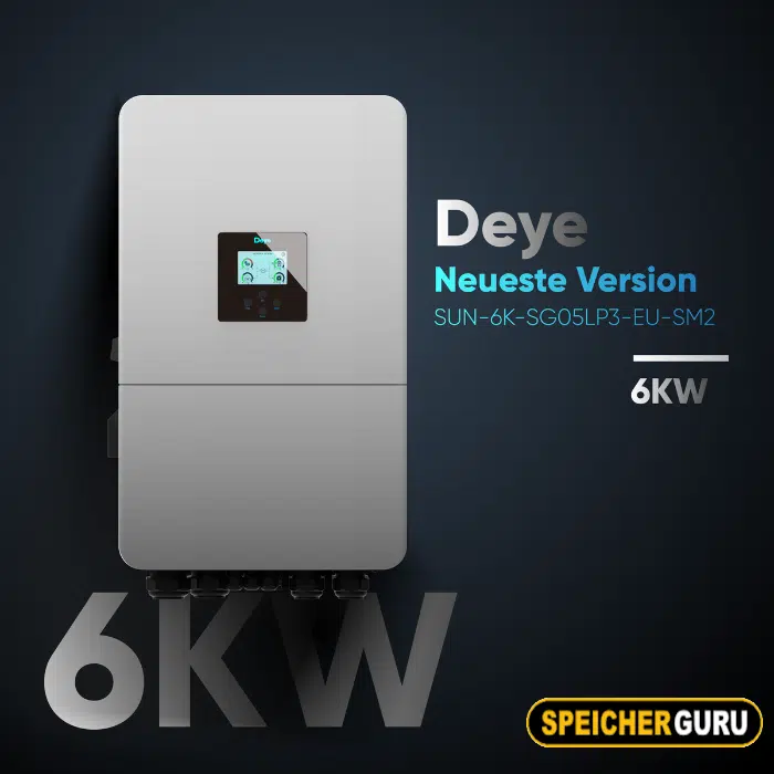 Deye Komplettset 6 kW Hybridwechselrichter (SUN-6K-SG04LP3-EU) & 5 kWh Batteriespeicher Deye SEG – Bild 2
