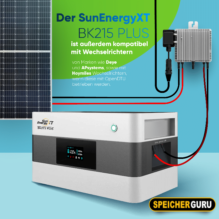SunLit/Deye Set für Balkonkraftwerke mit 800W Mikrowechselrichter (SUN-M80G4-EU-Q0) & 2,15 kWh Kopfspeicher (BK215) – Bild 5