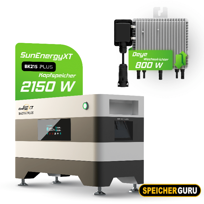 SunLit/Deye Set für Balkonkraftwerke mit 800W Mikrowechselrichter (SUN-M80G4-EU-Q0) & 2,15 kWh Kopfspeicher (BK215) – Bild 7