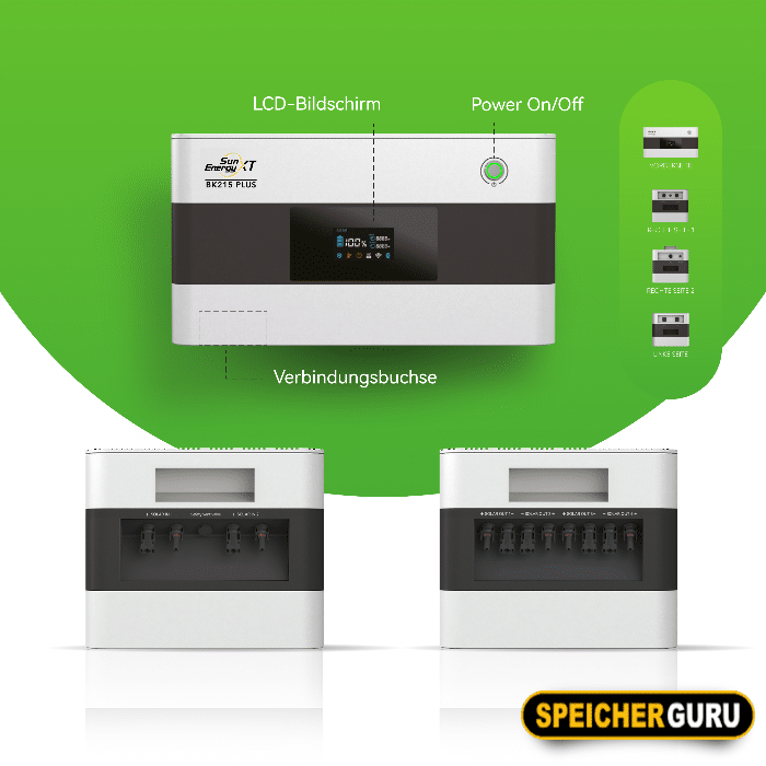 SunLit BK215 2150 Wh Kopfspeicher für Balkonkraftwerke – Bild 5