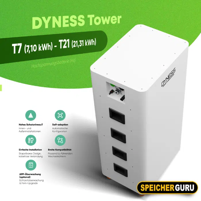 Dyness Tower T10 10,66 kWh Batteriespeicher – Ihr idealer Photovoltaik Speicher 10 kWh mit BDU 2G – Bild 4
