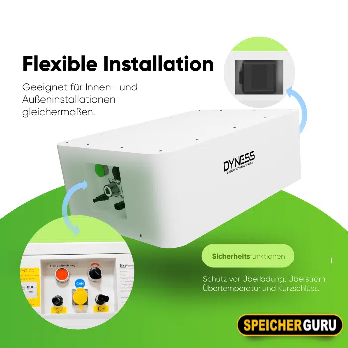 Dyness Tower T14 14,21 kWh Batteriespeicher mit BDU 2G – Bild 3