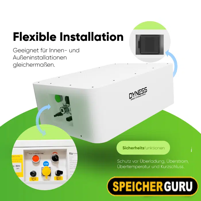 Dyness Tower T17 17,76 kWh Batteriespeicher mit BDU 2G – Bild 3