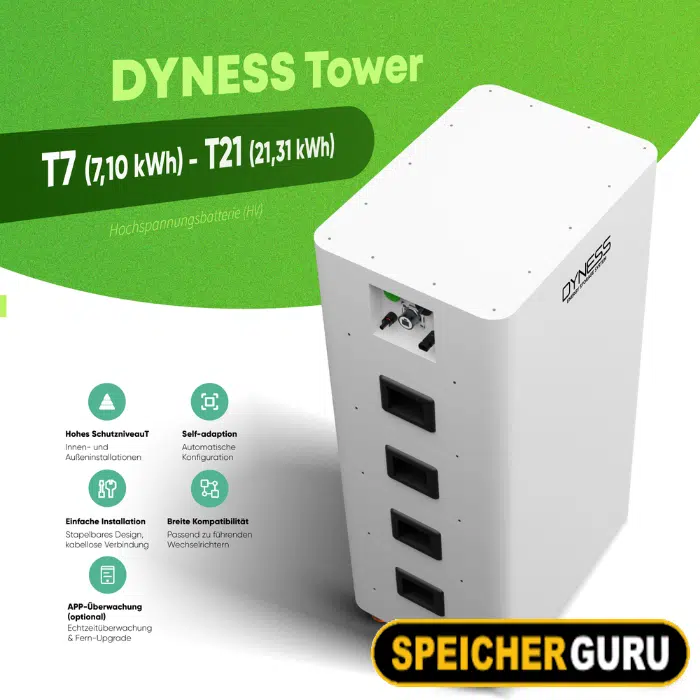 Dyness Tower T21 21,31 kWh Batteriespeicher mit BDU 2G – Bild 4