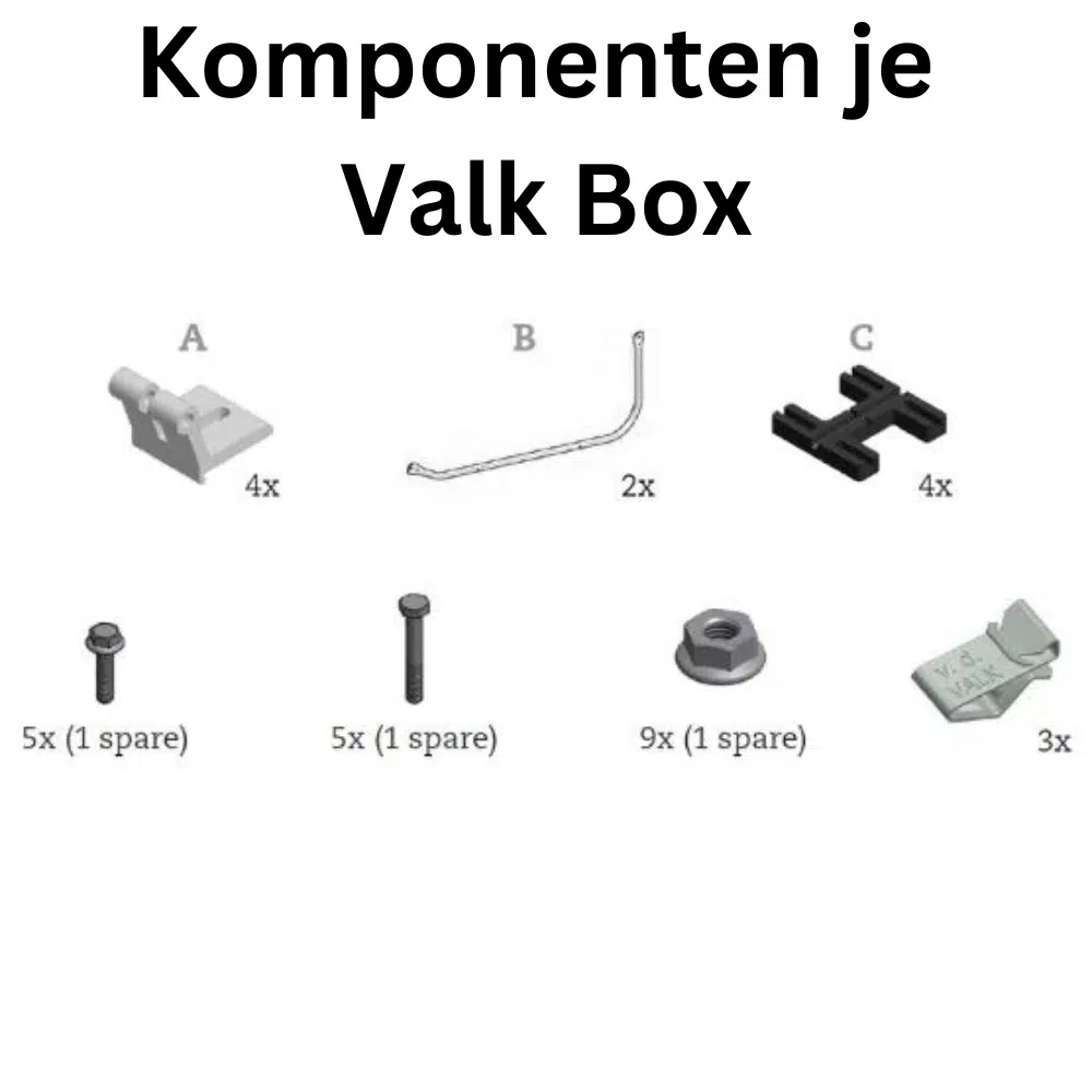 40 x ValkBox 3 - Flachdachmontage 17° (Palette) – Bild 2