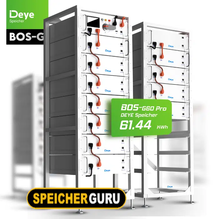 Deye BOS-G 60 PRO Hochvoltspeicherset 61,44 kWh