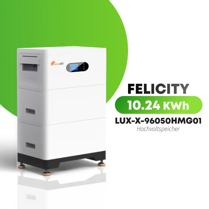 Deye/ Felicity Komplettset 10 kWh Hochvolt Hybridwechselrichter (SUN-10K-SG01HP3-EU-AM2) + Hochvolt Batteriespeicher 10 kWh (LUX-X-96050HMG01) – Bild 2