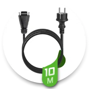 10M Anschlusskabel HMS Feldstecker -> Schuko für Hoymiles Mikro-Wechselrichter der HMS-Serie