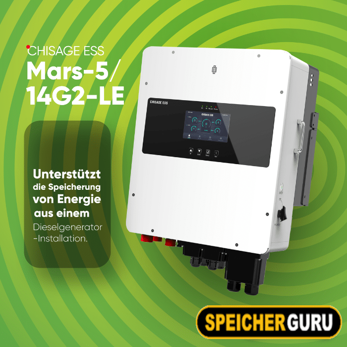 Chisage ESS 14kW Hybrid Wechselrichter Mars-14G2-LE Niedervolt – Bild 5
