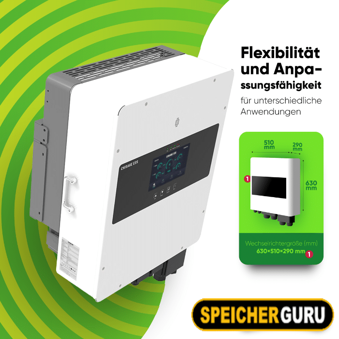 Chisage ESS 14kW Hybrid Wechselrichter Mars-14G2-LE Niedervolt – Bild 9