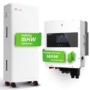 Chisage/ Felicity Komplettset 14 kW Hybridwechselrichter ( Mars-14G2-LE ) & 15 kWh LUX-Y-48300LG01 Felicity Batteriespeicher