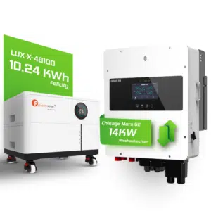 Chisage/ Felicity Komplettset 14 kW Hybridwechselrichter ( Mars-14G2-LE ) & 10,24 kWh LUX-X-48100 Felicity Batteriespeicher