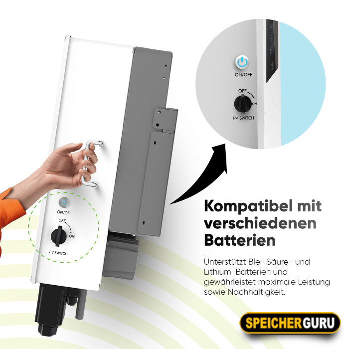 Chisage ESS 12kW Hybrid Wechselrichter Mars-12G2-LE Niedervolt – Bild 11