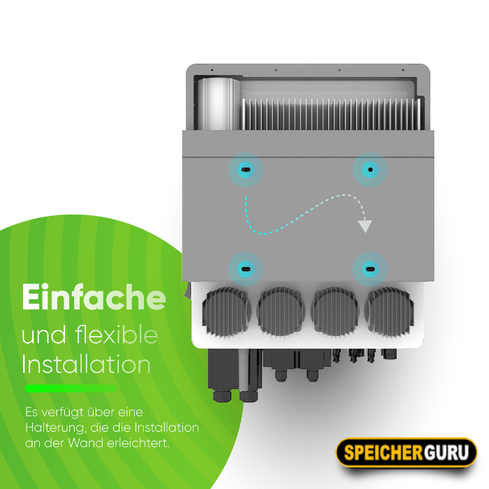 Chisage ESS 12kW Hybrid Wechselrichter Mars-12G2-LE Niedervolt – Bild 4