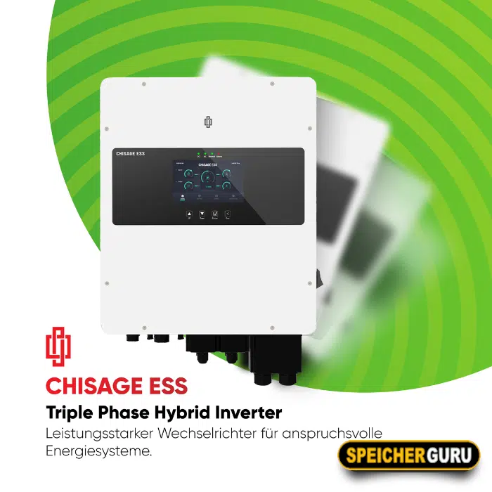 Chisage ESS 10kW Hybrid Wechselrichter Mars-10G2-LE Niedervolt – Bild 2