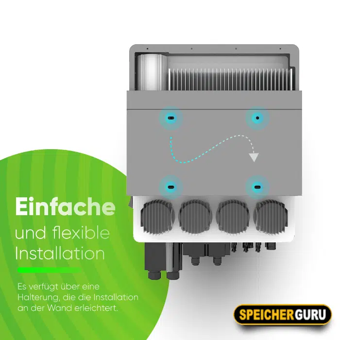 Chisage ESS 10kW Hybrid Wechselrichter Mars-10G2-LE Niedervolt – Bild 4