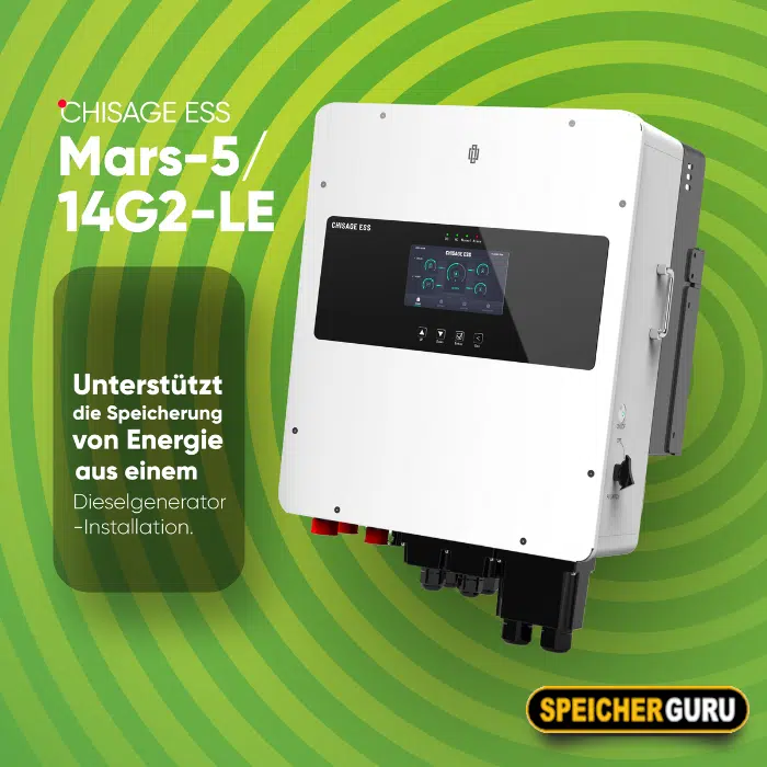 Chisage ESS 10kW Hybrid Wechselrichter Mars-10G2-LE Niedervolt – Bild 5