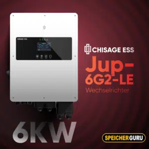 Chisage ESS 6kW Hybrid Wechselrichter Jup-6G2-LE Einphasig Niedervolt