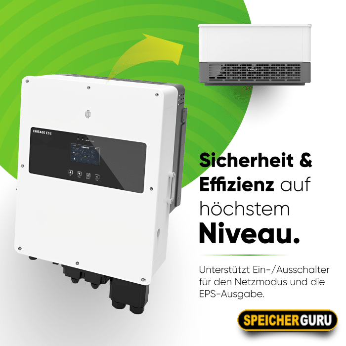 Chisage ESS 6kW Hybrid Wechselrichter Jup-6G2-LE Einphasig Niedervolt – Bild 6